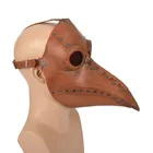 2020 Steampunk plague doctor costume latex plague doctor mask