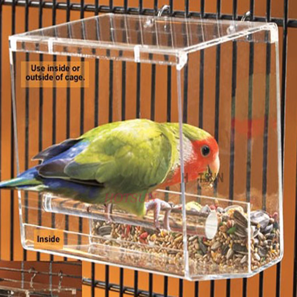 Clear Acrylic Parrot Bird Cages Bird Houses Feeder Buy Acrylic