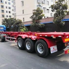 高品質 40FT/20FT 2/3 車軸コンテナスケルトン輸送 SEMI-TRAILER 製欧陽ジュードメーカー販売