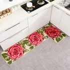Anti-slip machine tufted long narrow kitchen floor mat made rugs room area