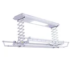 Ceiling Mounted with UV Light Full Aluminum Body Rust-Free Electric Clothes Drying Rack Hanger