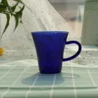 Chinese manufacturer selling quality assurance insulated borosilicate tinted glass cup set for drinking tea and coffee