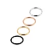 Hot sale Rose Gold Hinged Segment Ring Hoop Body Piercing Jewelry Nose Rings