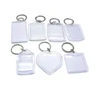 No Photo Company Name Keychain Oem No Minimum Order Acrylic Key Chain Custom Bulk Photo Keychains