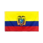 good quality vivid color mini country 3x5 custom outdoor Ecuador flag