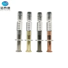 1ml medical luer lock prefilled glass syringe with metal plunger