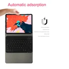 着脱式 bluetooth キーボードプロ 11 2020 ケース鉛筆ホルダースマート pu レザータブレットカバー