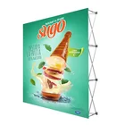 10ft trade show aluminum frame fabric pop up trade show display wall