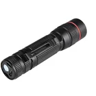 Rechargeable LED Torch Light Aluminum Zoom Mini LED flashlight With Clip