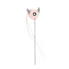 Eco-friendly plush chase Teaser Interactive Feather Wand Small Bell Cat Toy for cat