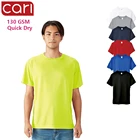 Cotton 130 GSM Short Sleeve Blank Custom Logo Printing Quick Dry Men's Cotton T Shirt T-shirt