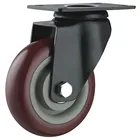 wholesale PU/TPR/RUBBER/NYLON industrial castor truckle swivel rigid type medium duty caster wheel