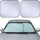 Windshield Sun Shade - 61" (2pk 30.7") x 28" Car Front Window Sunshade