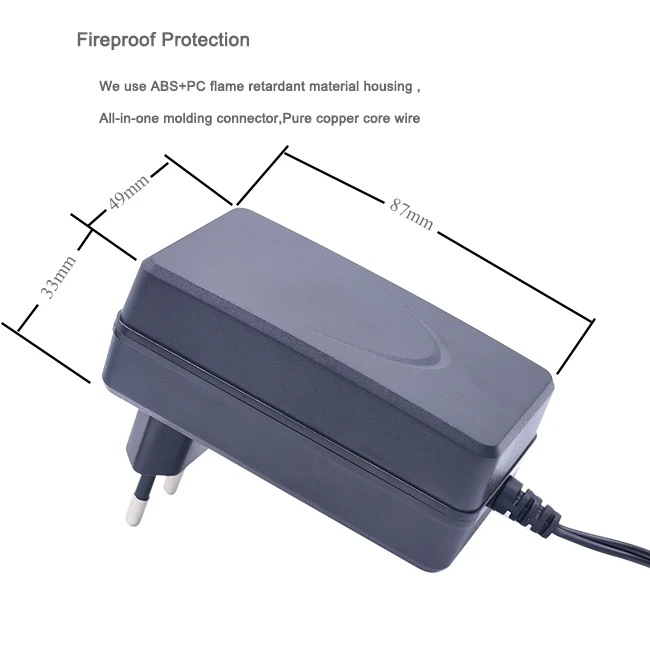 EU US Plug Charger Converter Adapter AC 100-240V 12V 3A Power Adapter