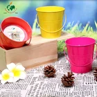 Citronella Candle Bucket Outdoor Garden Colored Metal Popular Handmade Customized Professional Factory Wholesale