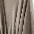 2020 New designed wholesale pure cashmere classic long sweater cardigans elegant women coats