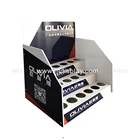 Wholesale Customized Different Size Corrugated Paper Tier Merchandising Display Stand For Food table display stand