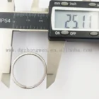 Key Ring Rings Cheap 304 Stainless Steel Keychain Accessories Key Ring Metal Key Holder Split Rings