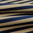 Hot Selling 100% Organic Cotton Yarn Dyed Solid Ponte De Roma Knitting Fabric