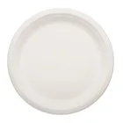 Eco-friendly Recycled Biodegradable Compostable Disposable Sugarcane Bagasse Pulp Tableware 7" Dinner Plate