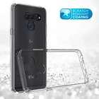Back Cover for LG K50/Q60 Scratch-Resistance Crystal Clear Transparent Cell Phone Case
