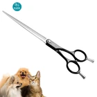 Small Safe Professional Animal Cat Dog Claw Stainless Steel Head 7" Pet Nail Grooming Scissors Set