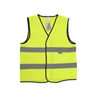 Wholesale yellow reflective safety workwear vest