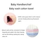 Towel Factory Directly Wholesale 6 Layers Cotton Gauze Baby Saliva Towel Wiping Saliva Baby Wash Cotton Towel
