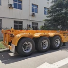 China manufacture 20ft 40ft 45ft container skeleton semi trailer for sale