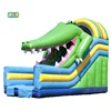 inflatable crocodile slide for small swimming inground home pool