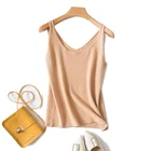Knitted Vest Knitted Women Winter Warm Thin Sexy Soft Knitted Cashmere Slik Tank Top Vest