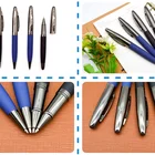 Rubber down barrel mental pen soft touch ball point pens custom logo pens for men