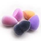 Loofah gauze cellulose silicone wedge scouring microfiber makeup sponge set blender case