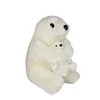 Customized Plush mother-child bear toy polar bear soft stuffed toy for Corporate Image Gift Processing