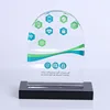 High quality color printing crystal plaque awards and trophy souvenir gift Event and party