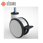 Secure 125MM Medical Caster with Brake for Hospital Bed and Equipment with CE & RoHS