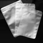 Pouch Packaging Plastic Packaging Bag Clear Matte Plastic Flat Zip Seal Lock Pouch Food Packaging Bags