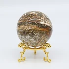 Spiritual Wholesale Spiritual Beautiful Pattern Natural Crystal Ocean Jasper Sphere For Gift