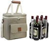 New Wine Carrier 6 Bottle Capacity Highest Quality Wine Cooler Bag for Travel Beach and Picnic Insulated Wine Tote Bag
