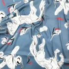 Raw Silk Luxury Chinese Pure Raw Silk Print Charmeuse Fabric With High Quality