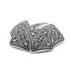 Silver Button Buttons Metal Button Anti Silver Vintage Style Metal Button For Men's Wear