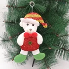 Santa Claus Snowman Reindeer Bear Festival Christmas Tree Decoration
