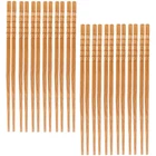 Chopsticks Chopsticks Wood 10 Pairs Natural Ecologically Wooden Chopsticks