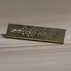 Clothing Label Custom Metal Handmade Garment Labels Tags Decorative Clothing Bags Hand Made Labels