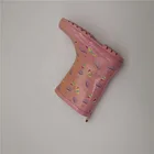 2019 人気のベストセラーかわいい漫画プリント安い子供プラスチック wellies はブーツゼリーピンクゴム長靴子供