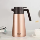 Custom logo printed arabic hotel 2 liter thermos vacuum flask thermal stainless steel double wall coffee tea pot