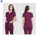 2020 Popular Designs Unisex Nurse Top and Pants Scrub Uniform for Hospitals