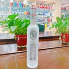 Excellent quality design exquisite emboss glass bottle vodka with Logo
