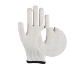 35g Cotton Knitted Gloves Safety Hand Gloves Construction Use Cheap Gloves