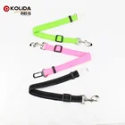 L606 Wholesale Adjustable Polyester Webbing Pet Dog Safety Leads Car Vehicle Seat Belt Dog Seatbelt